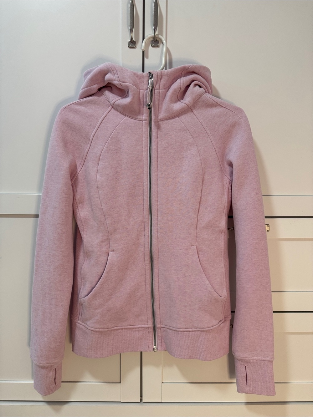 NWOT Lulu Lemon Full-Zip Scuba Hoodie Soft Pink